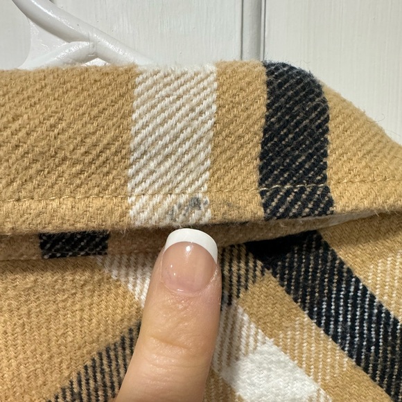 Women’s Lucky Brand Plaid Oversized Shirt/Jacket - Picture 6 of 6